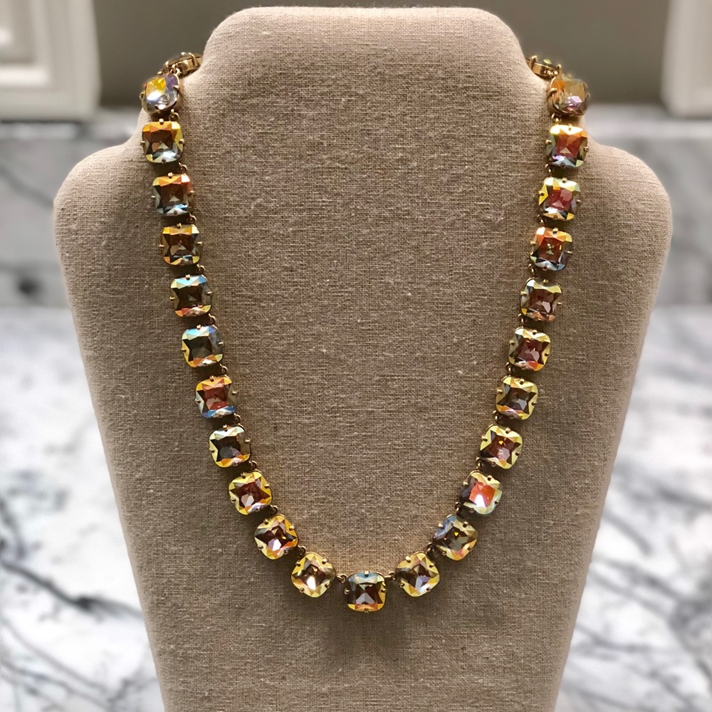 J.Crew Iridescent Crystal Necklace
